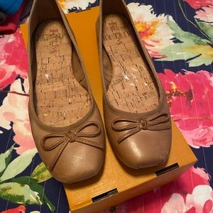 Kork ballet flats size 7